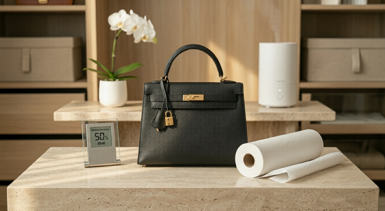 Luxury handbag storage guide