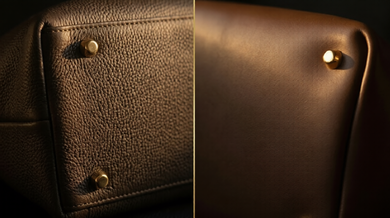 Difference between full grain and soft leather