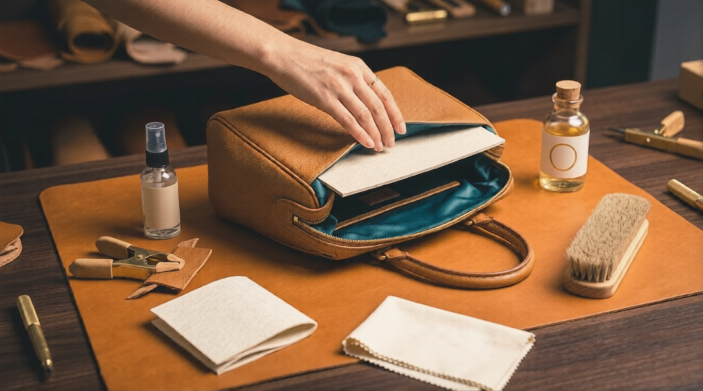 How to stiffen leather — professional guide to restoring luxury handbag structure